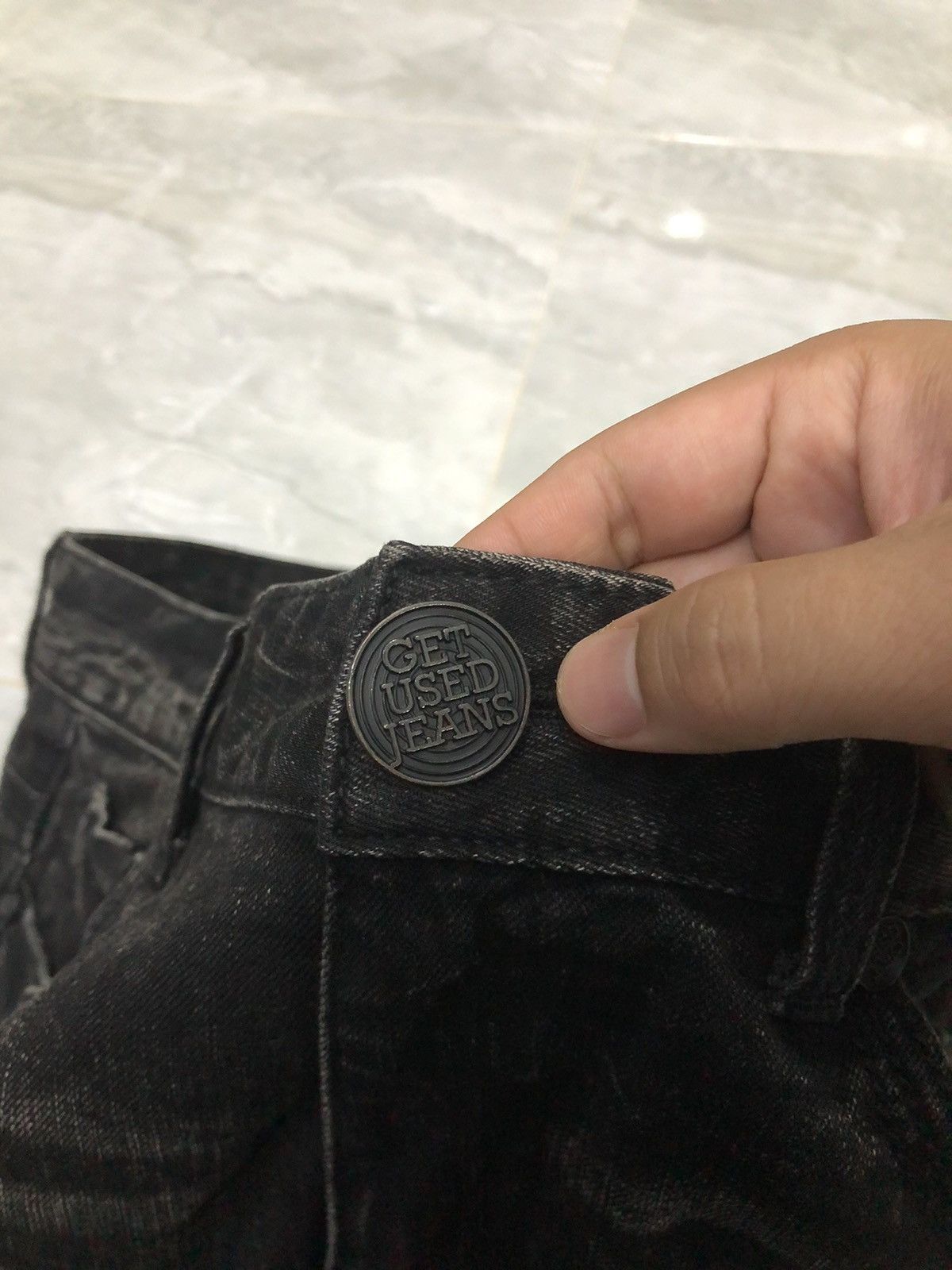 Hysteric Glamour GET USED Black Washed Jeans W34 L32.5 Size US 34 / EU 50 - 5 Thumbnail