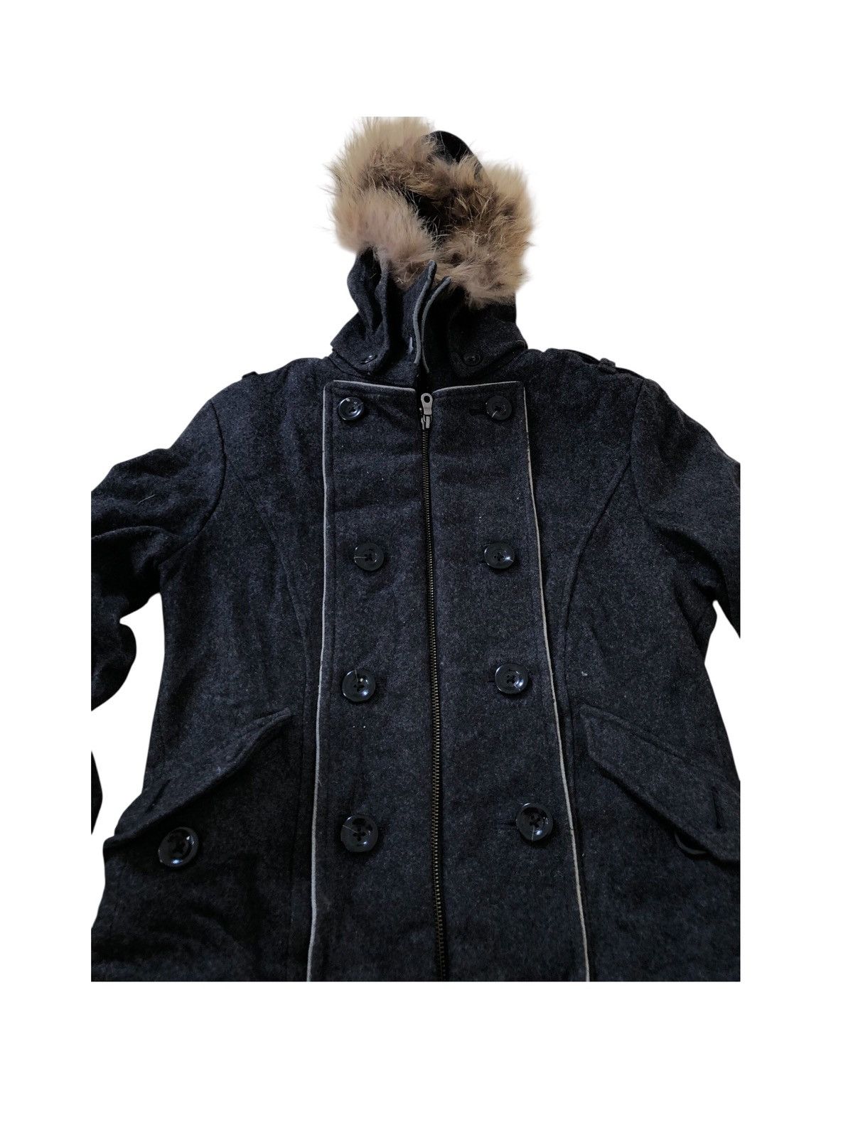 Japanese Brand × PPFM PPFM Japan Wool Jacket Hooded Zipper Punk Style Size US S / EU 44-46 / 1 - 3 Thumbnail