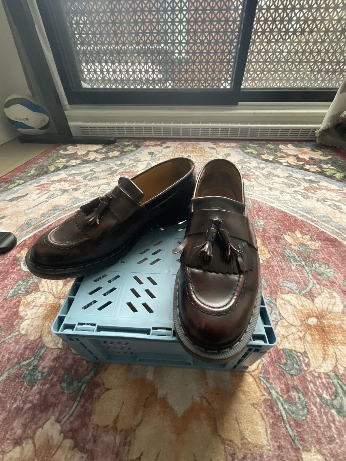 Solovair Burgundy tassel loafer Size US 10 / EU 43 - 1 Thumbnail