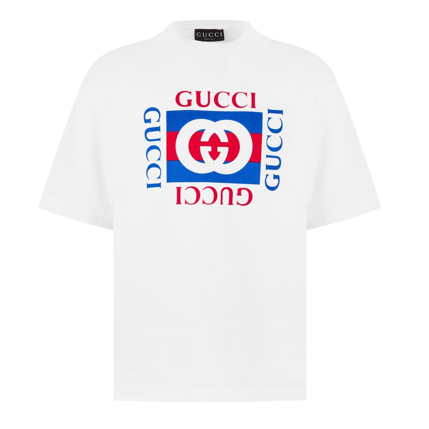 Gucci GUCCI Box Logo T-Shirt Size US L / EU 52-54 / 3 - 1 Thumbnail