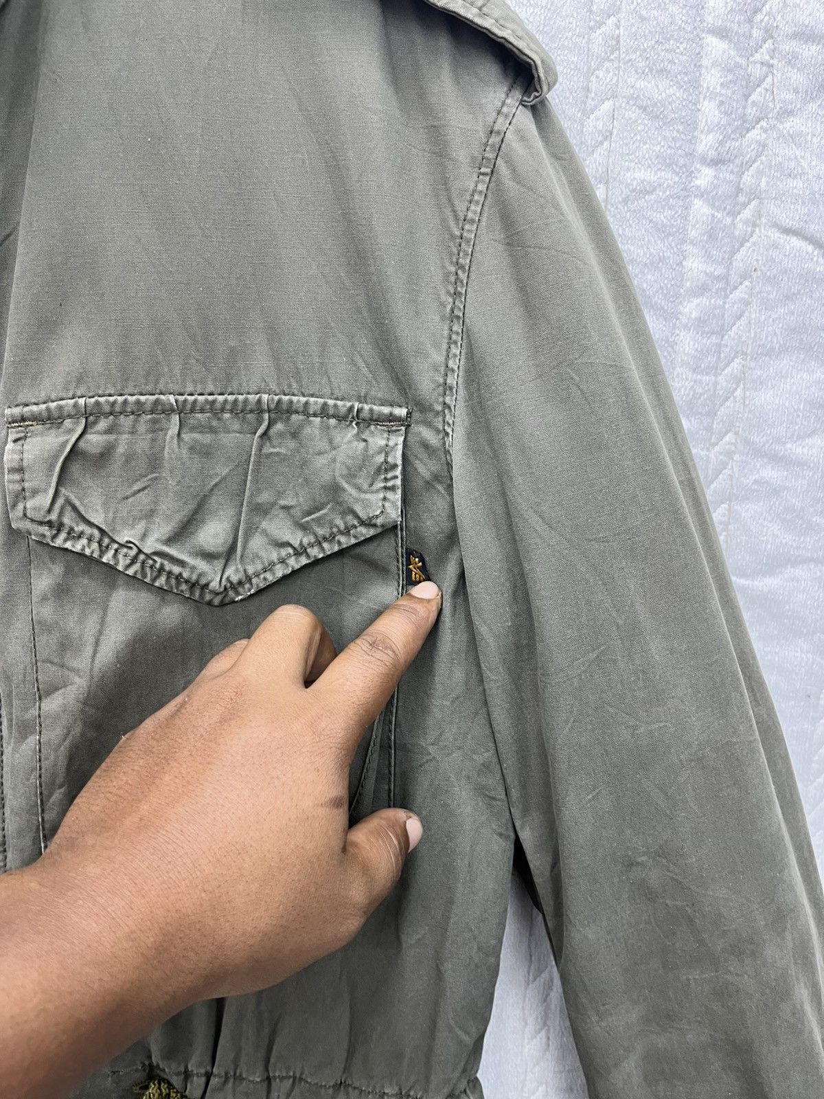 Alpha Industries × Vintage ARCHIVE🔥M65 ALPHA INDUSTRIES FIELD JACKET Size US XL / EU 56 / 4 - 7 Thumbnail