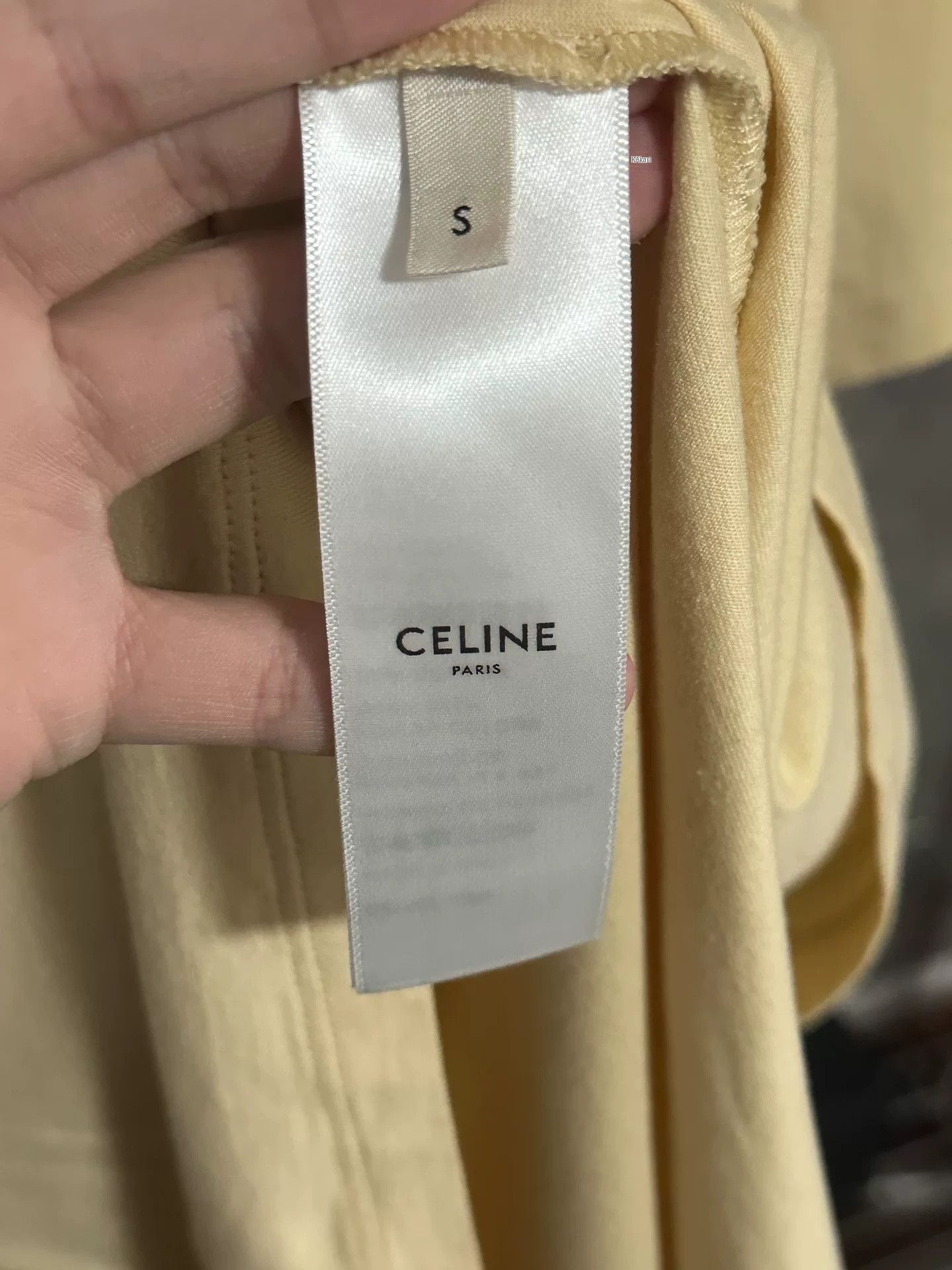 Celine Celine Letter Print Logo Short-Sleeve T-Shirt Size US S / EU 44-46 / 1 - 3 Thumbnail