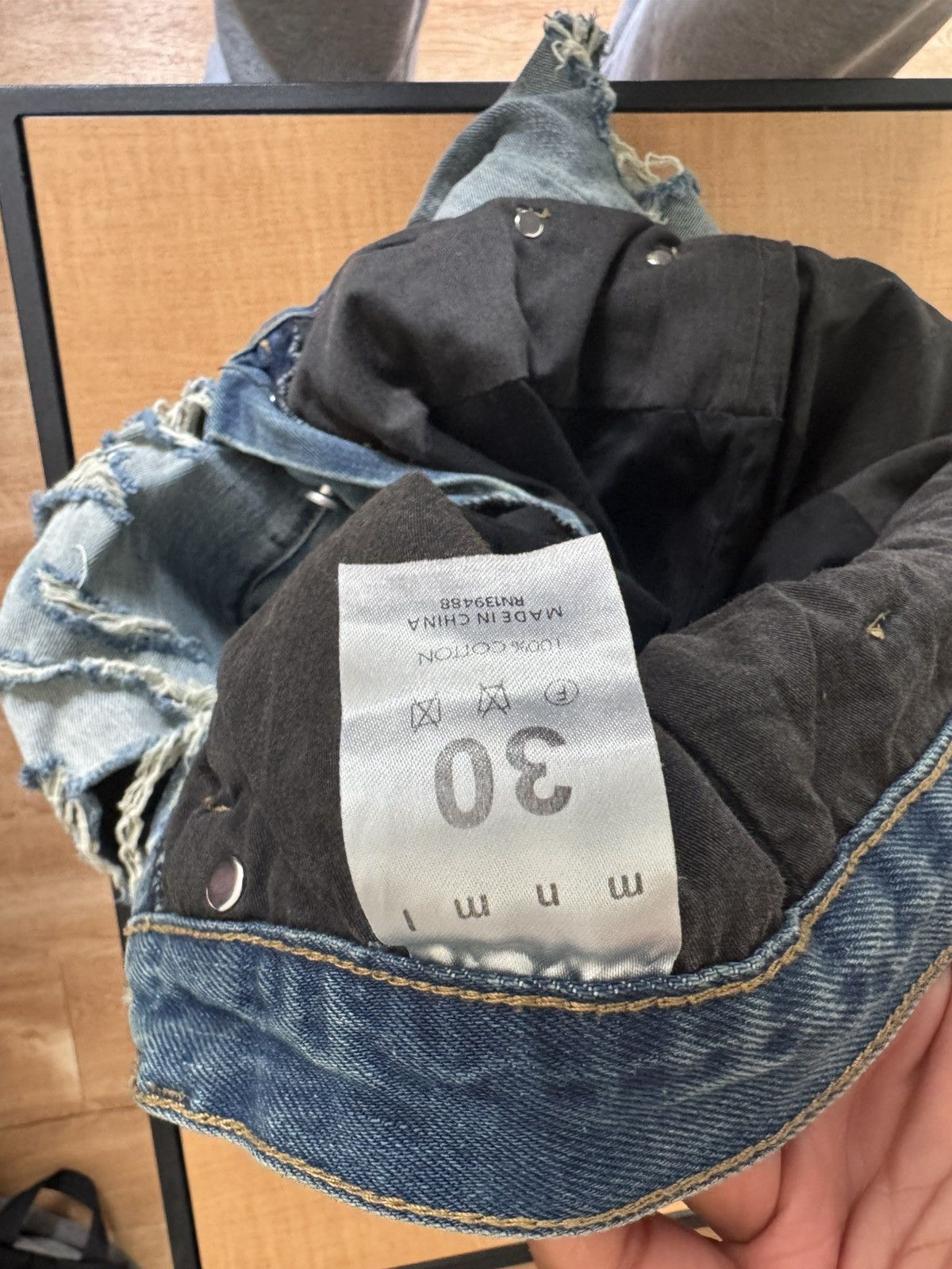 MNML MNML Ripped Baggy Jeans Size US 30 / EU 46 - 3 Thumbnail