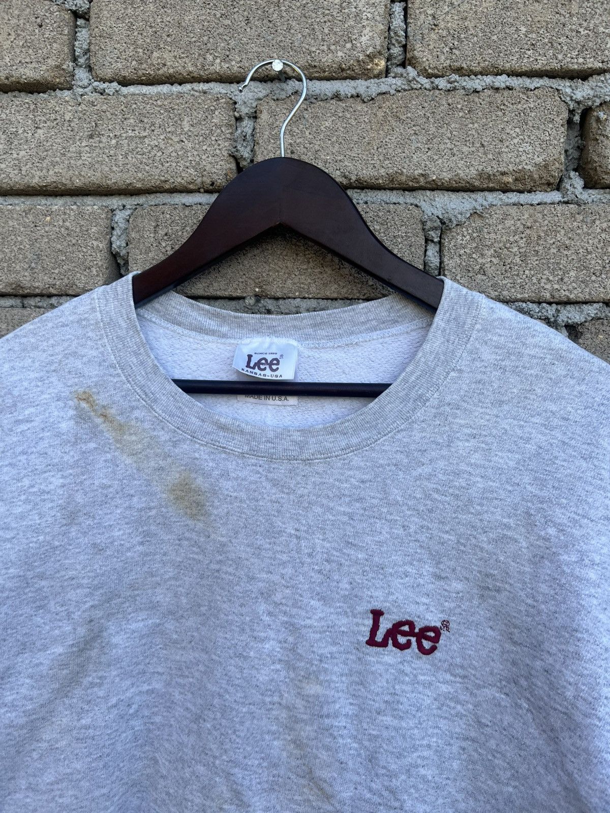 Lee Vintage Lee Kansas USA Crewneck Sweatshirt Size US L / EU 52-54 / 3 - 5 Thumbnail