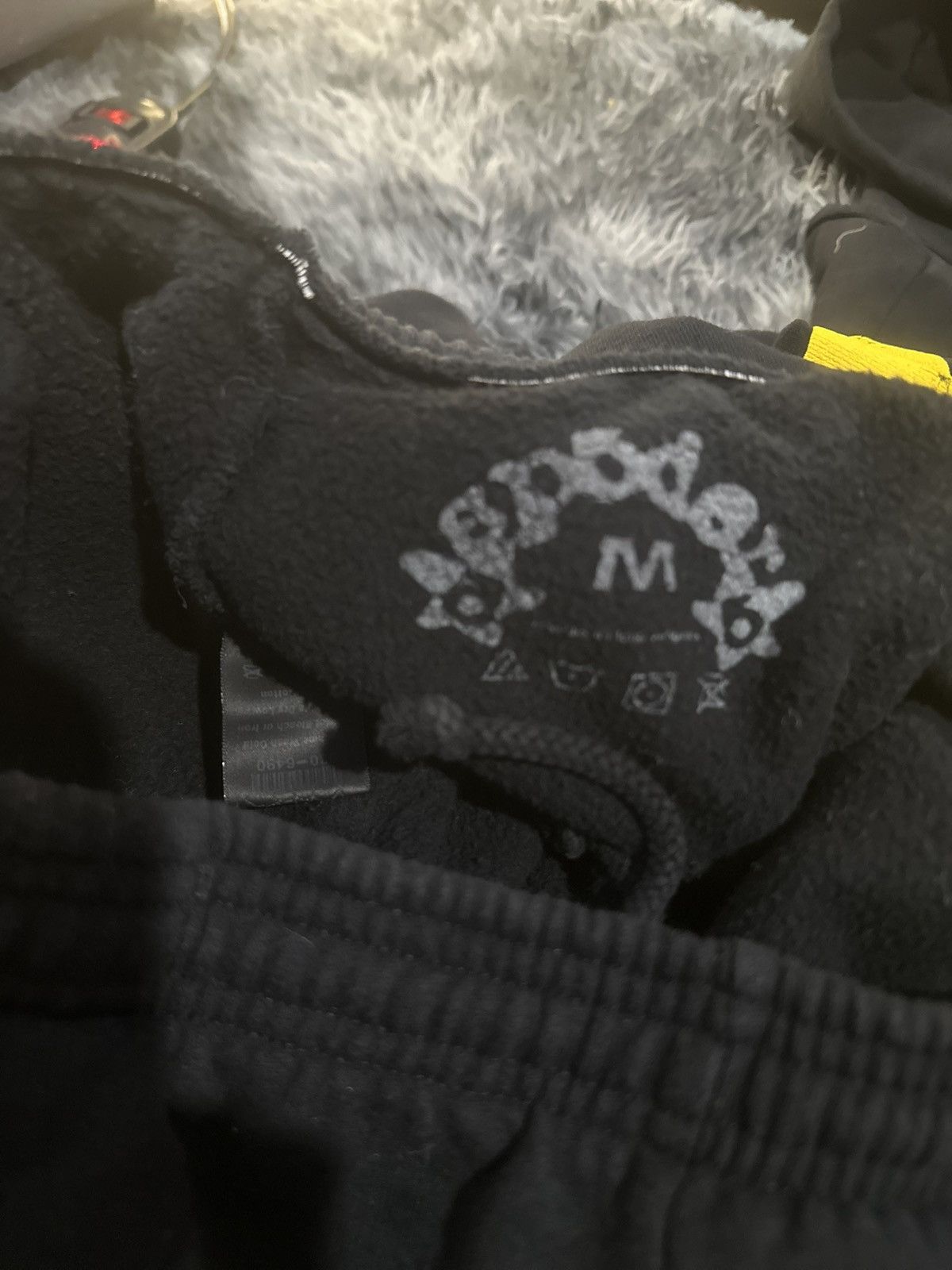 Sp5der Sp5der Beluga Sweatpants Black/Yellow Size US 32 / EU 48 - 6 Thumbnail