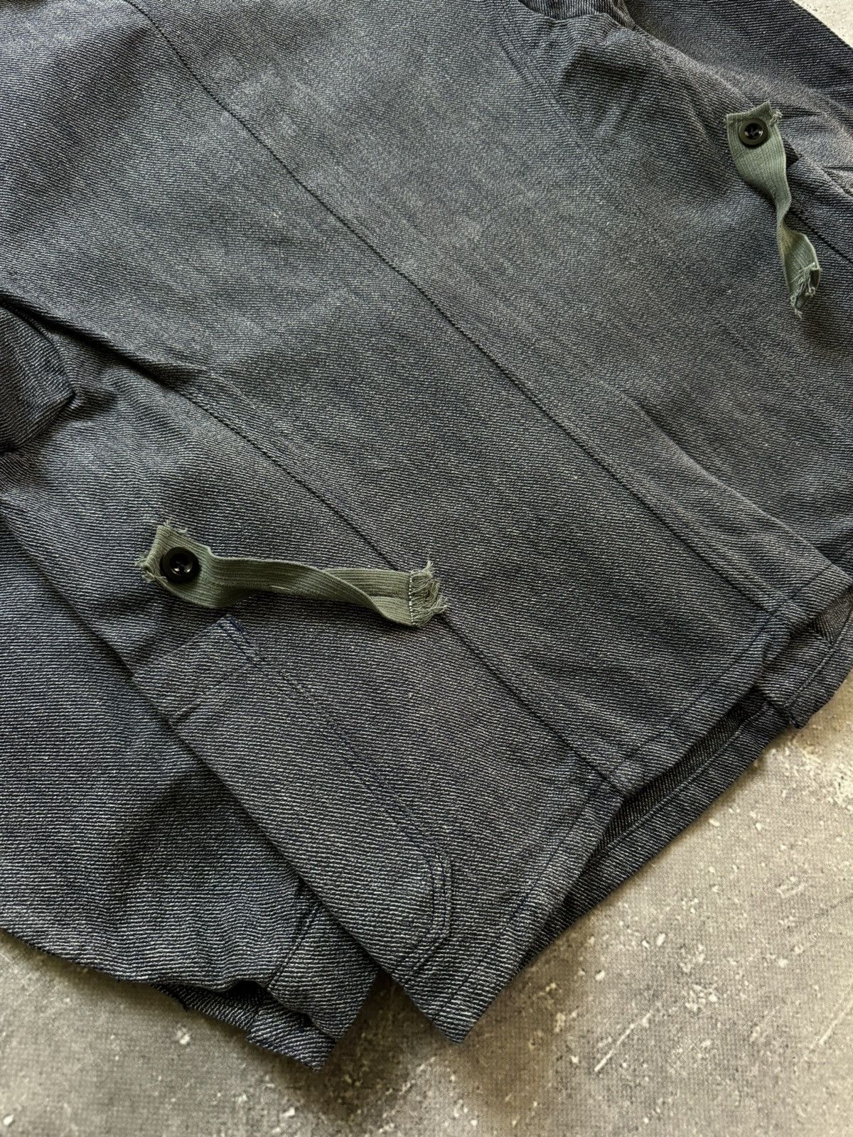 Le Laboureur × Vetra × Vintage Vintage 80s French Workwear Sanfor Denim Chore Jacket Size US S / EU 44-46 / 1 - 7 Thumbnail