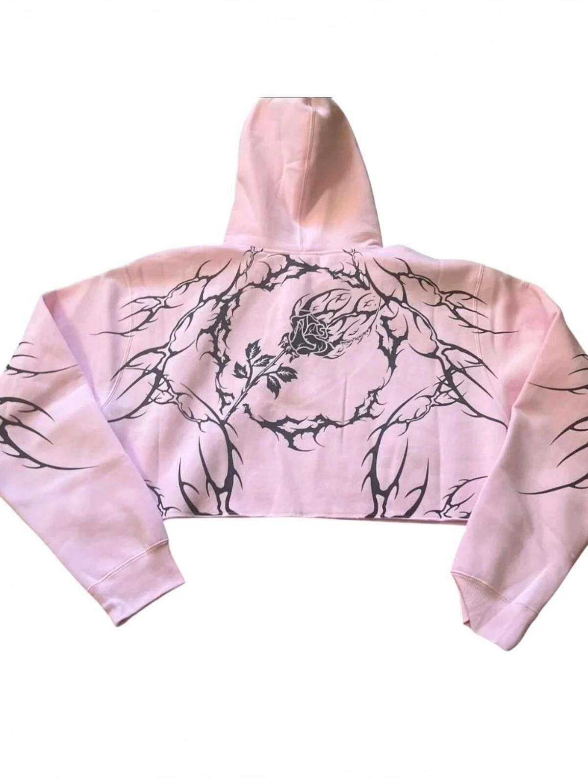 Civil Regime Civil Regime Bloom forever cropped hoodie pink L Size L / US 10 / IT 46 - 2 Thumbnail