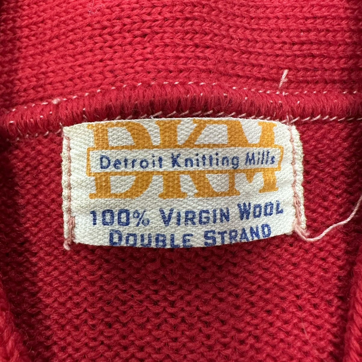 Vintage Vtg 50s Detroit Knitting Mills Wool SPP Letterman Cardigan Size M / US 6-8 / IT 42-44 - 7 Thumbnail