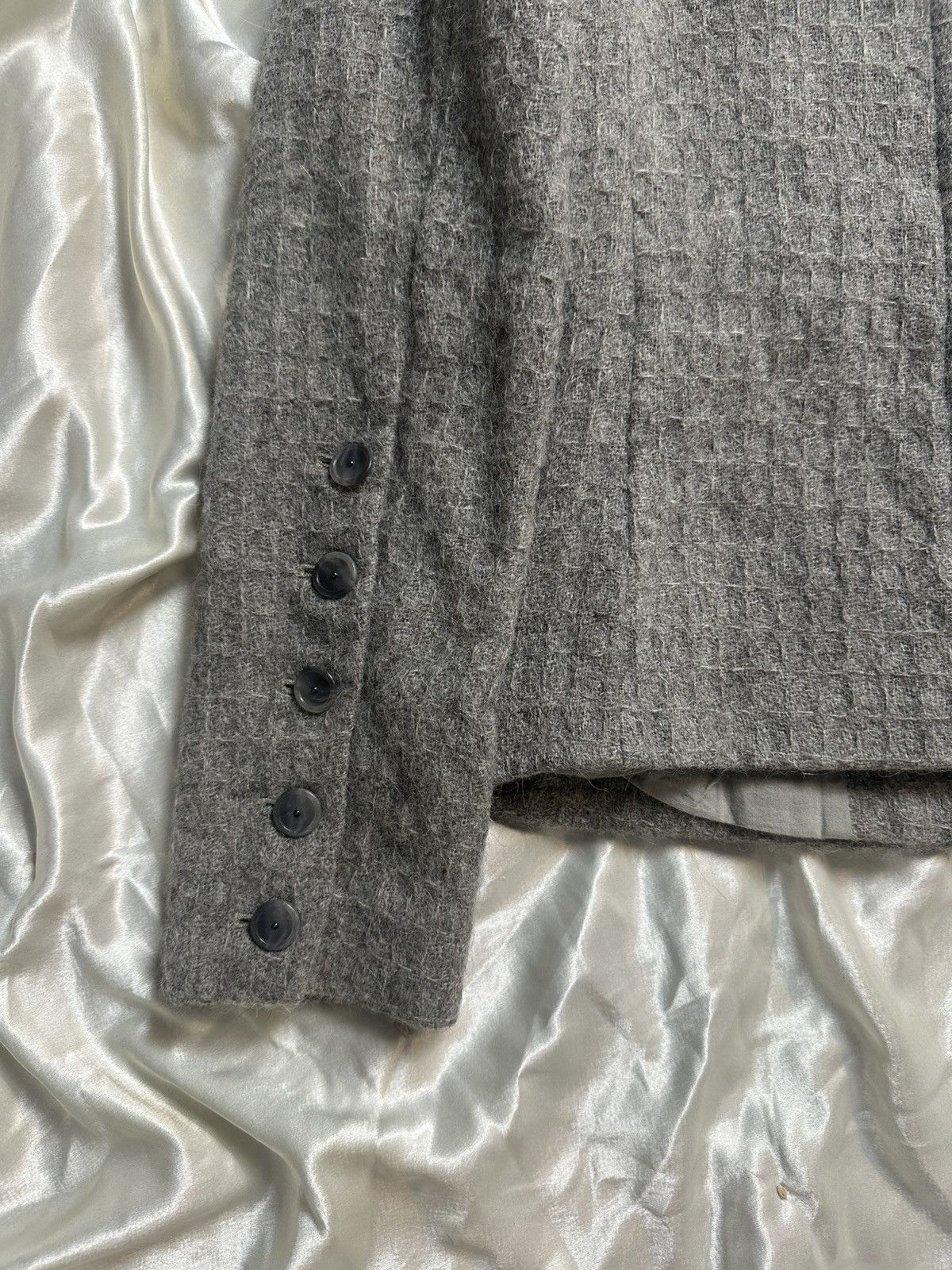 Veronique Branquinho Alpaca Wool Tweed Jacket Size S / US 4 / IT 40 - 4 Thumbnail