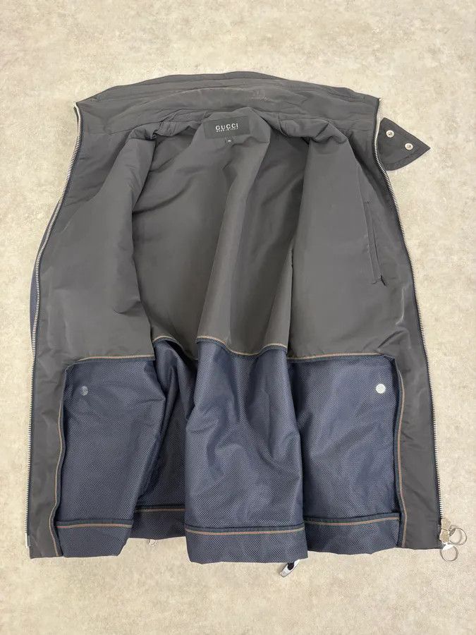 Gucci AW2010 Gucci Navy & Black Nylon & Leather Cargo Jacket Size US M / EU 48-50 / 2 - 7 Thumbnail