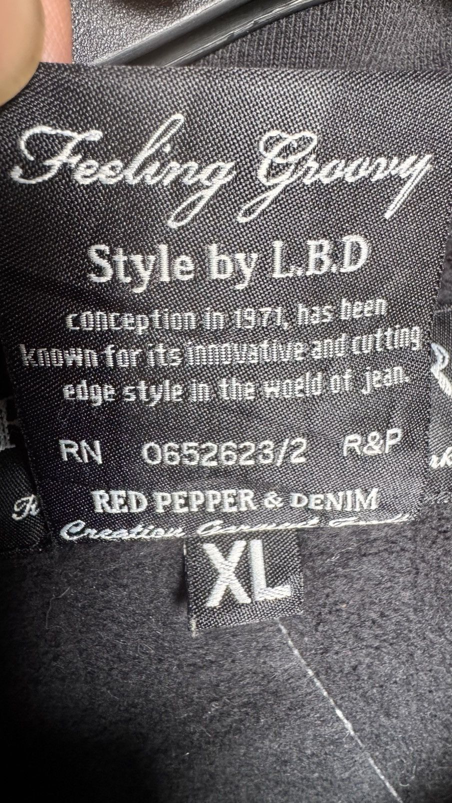 Japanese Brand Vintage Ref Pepper Vintage Denim zipper Hoodie Size US L / EU 52-54 / 3 - 7 Thumbnail