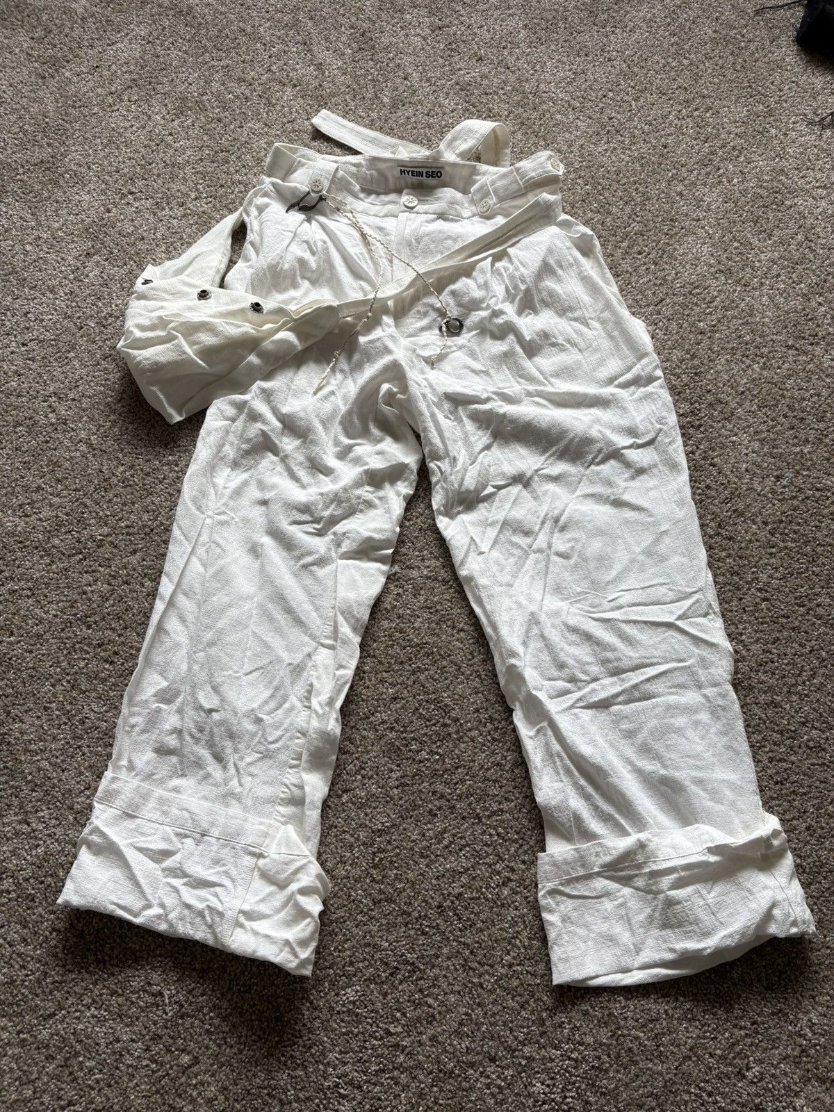 Hyein Seo Hyein seo linen pants Size US 32 / EU 48 - 1 Thumbnail