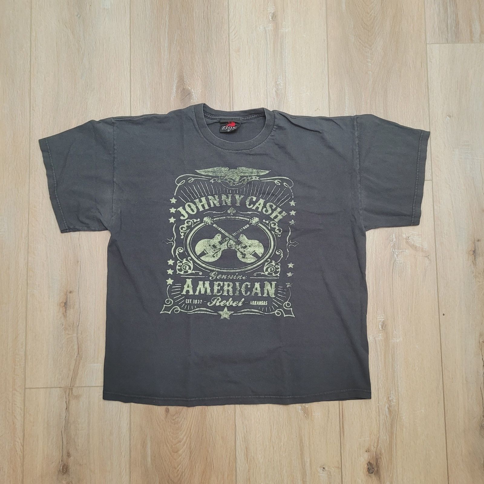 Zion Rootswear Johnny Cash Shirt Mens Large L Zion Rootswear Boxy Tag 1X Size US L / EU 52-54 / 3 - 1 Thumbnail