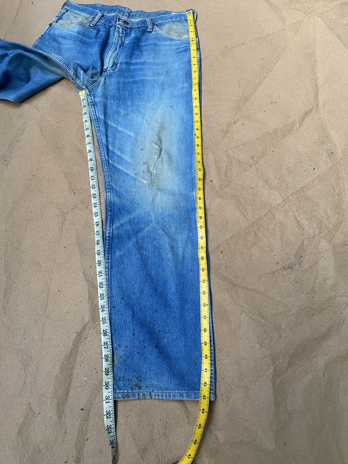 If Six Was Nine × Le Grande Bleu (L.G.B.) × Wrangler Vintage Wrangler blue bell denim Size US 34 / EU 50 - 6 Thumbnail