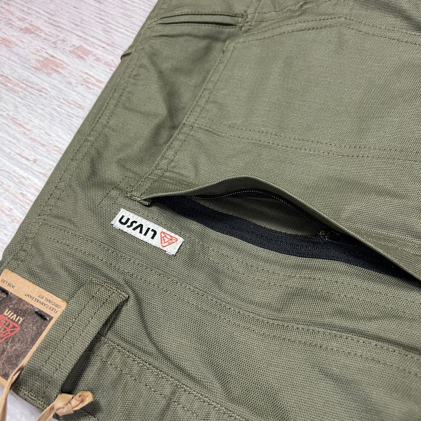 Other LIVSN Flex Canvas Utility Pants Olive Original Fit 36x30 Size US 36 / EU 52 - 6 Thumbnail