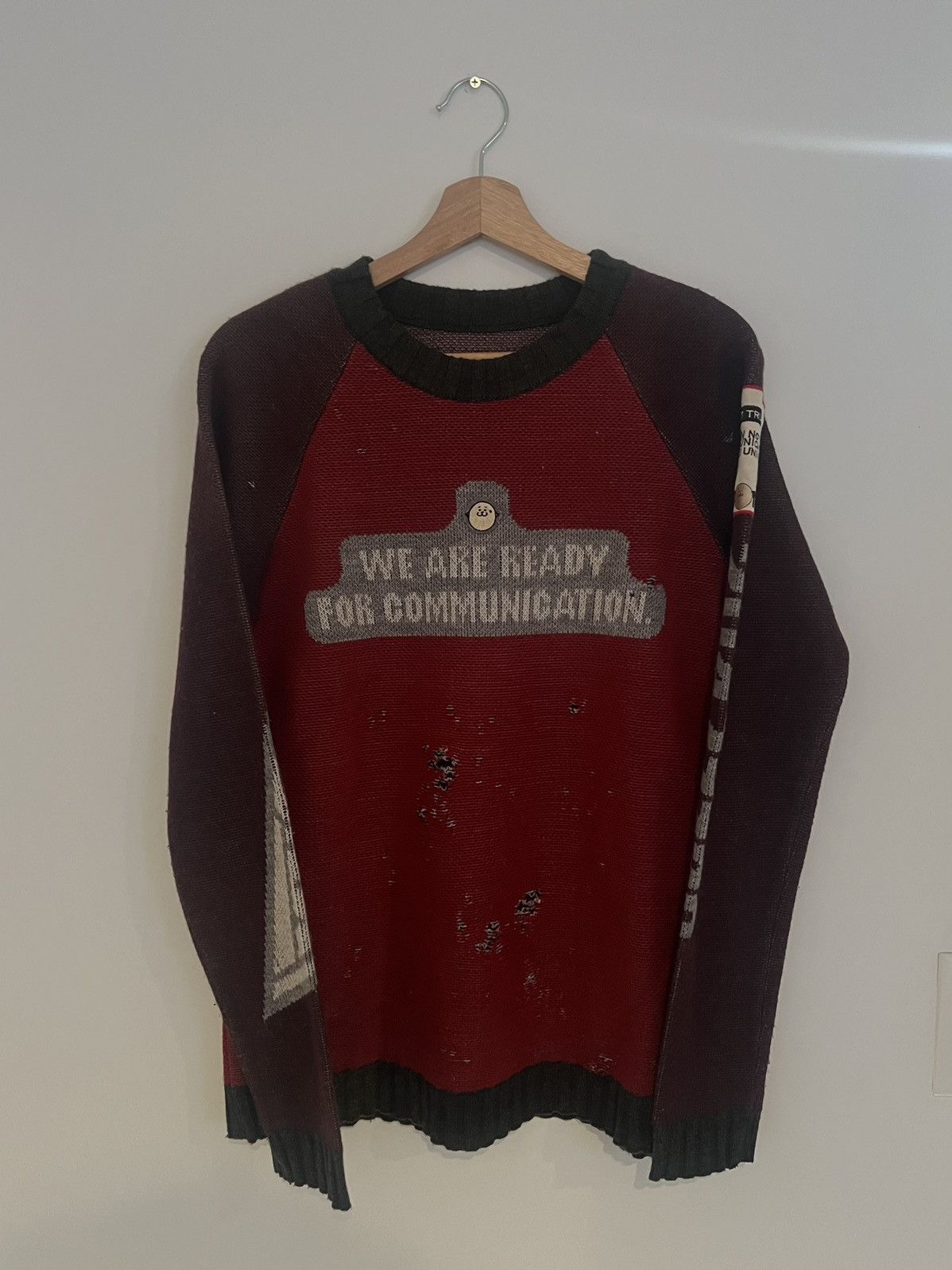 Beauty Beast AW99 20471120 racing knit Hyoma sweater Size US M / EU 48-50 / 2 - 1 Thumbnail