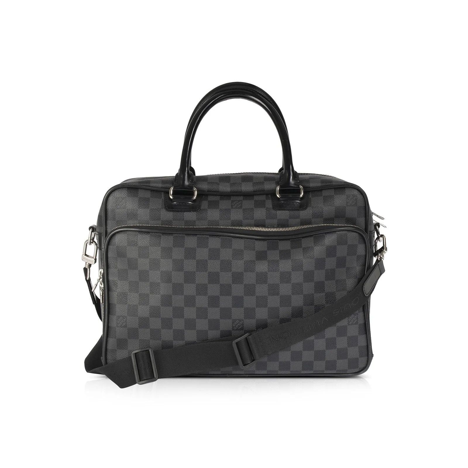 Louis Vuitton Louis Vuitton Black Damier Graphite Icare Laptop Bag Grey Size ONE SIZE - 1 Thumbnail