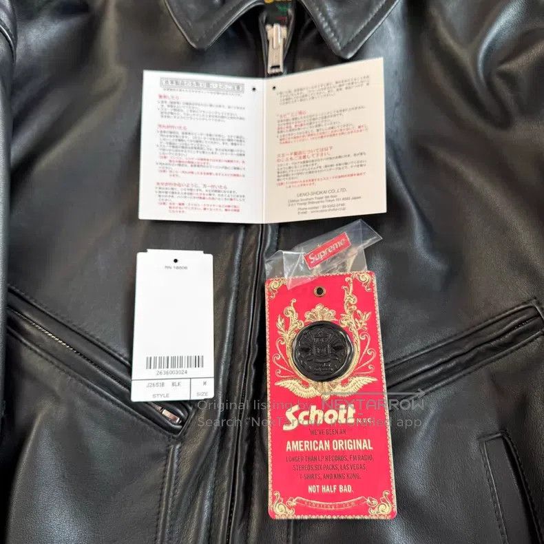 Schott Schott Co-branded cowhide leather jacket Size US M / EU 48-50 / 2 - 7 Thumbnail