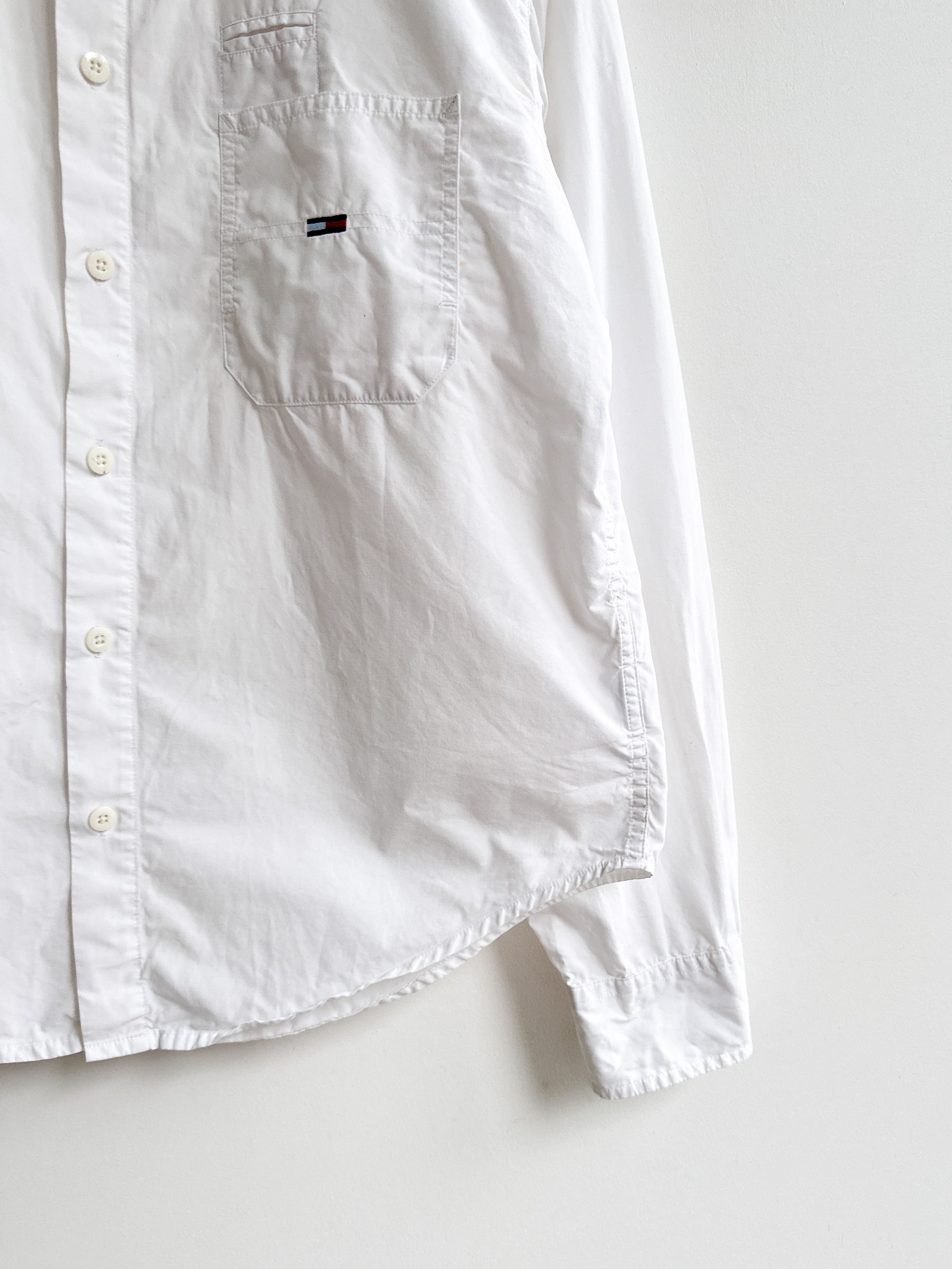 Tommy Hilfiger Vintage Tommy Hilfiger White Shirt Size S / US 4 / IT 40 - 5 Thumbnail