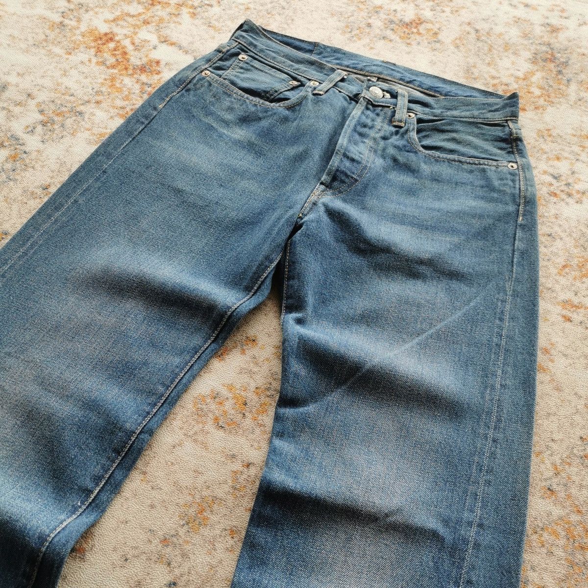Levi's Vintage Clothing × Self Edge Lvc Levis Vintage Clothing Lot 503BXX Selvedge Denim Jeans Size US 27 - 12 Thumbnail