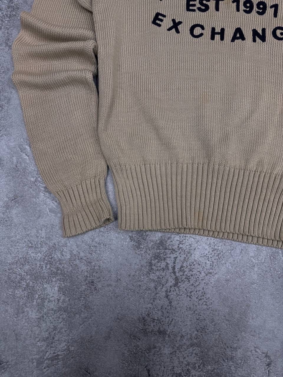 Armani Exchange Armani Exchange Men's Half Zip Sweater Beige Size S Size US S / EU 44-46 / 1 - 4 Thumbnail