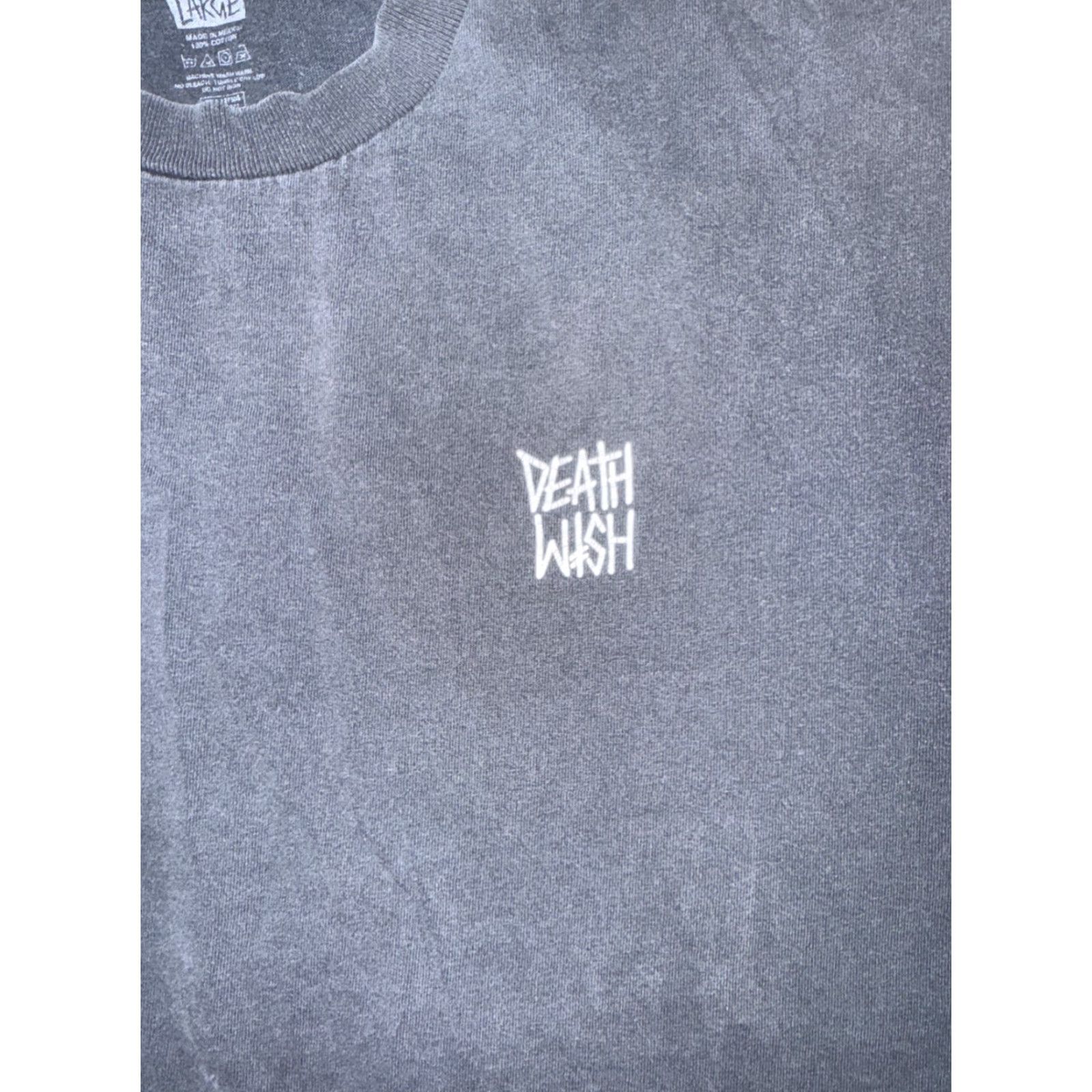 Vintage Deathwish Lounge T-Shirt Black L Mens 21x27 Graphic Print Streetwear Skater 2000s Crew Neck Short Sleeve Vintage: No Size US L / EU 52-54 / 3 - 4 Thumbnail