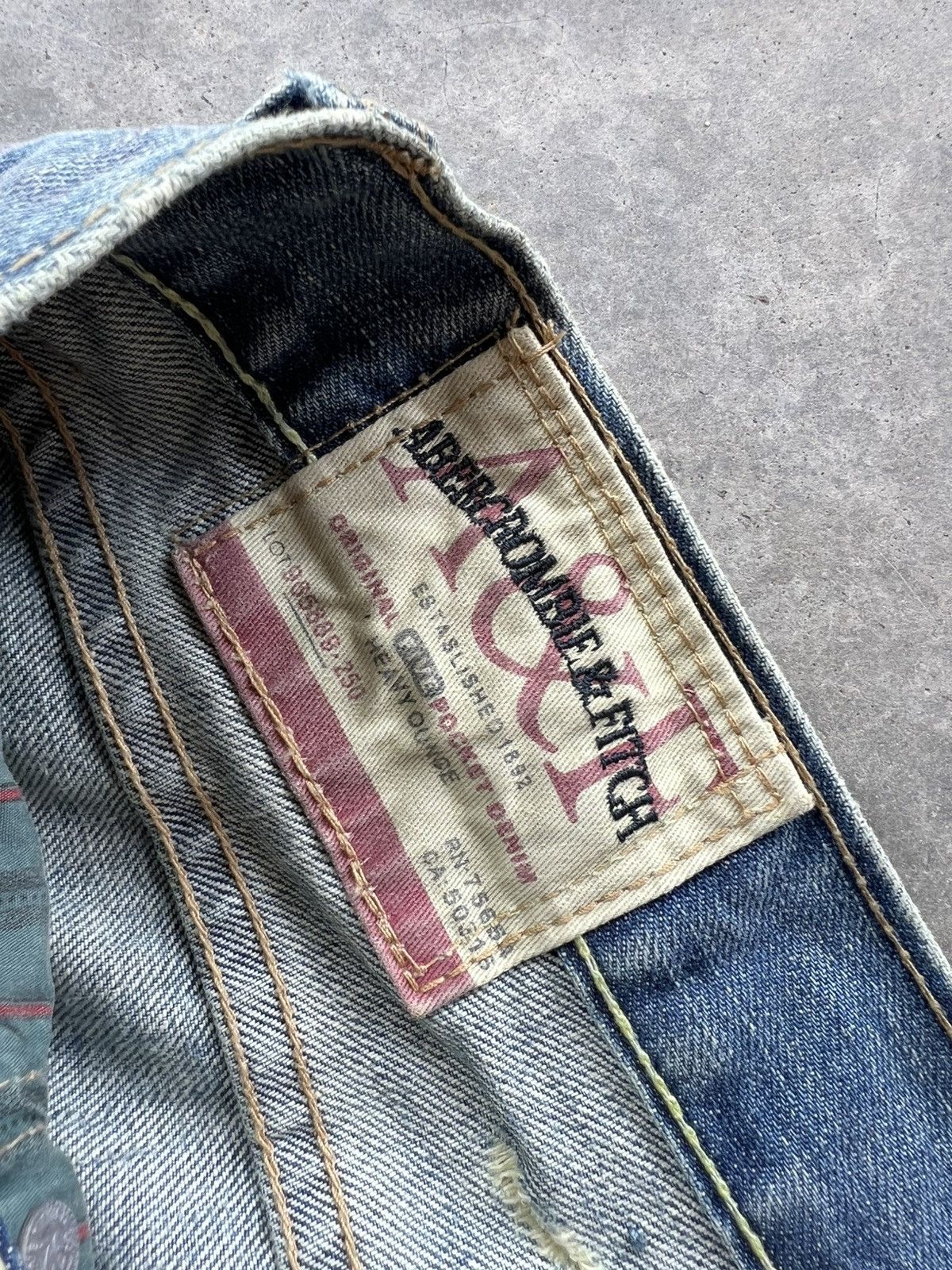 Abercrombie & Fitch × If Six Was Nine × Japanese Brand 💥Flare💥Vintage Abercrombie & Fitch Distress Jean Size US 31 - 24 Thumbnail