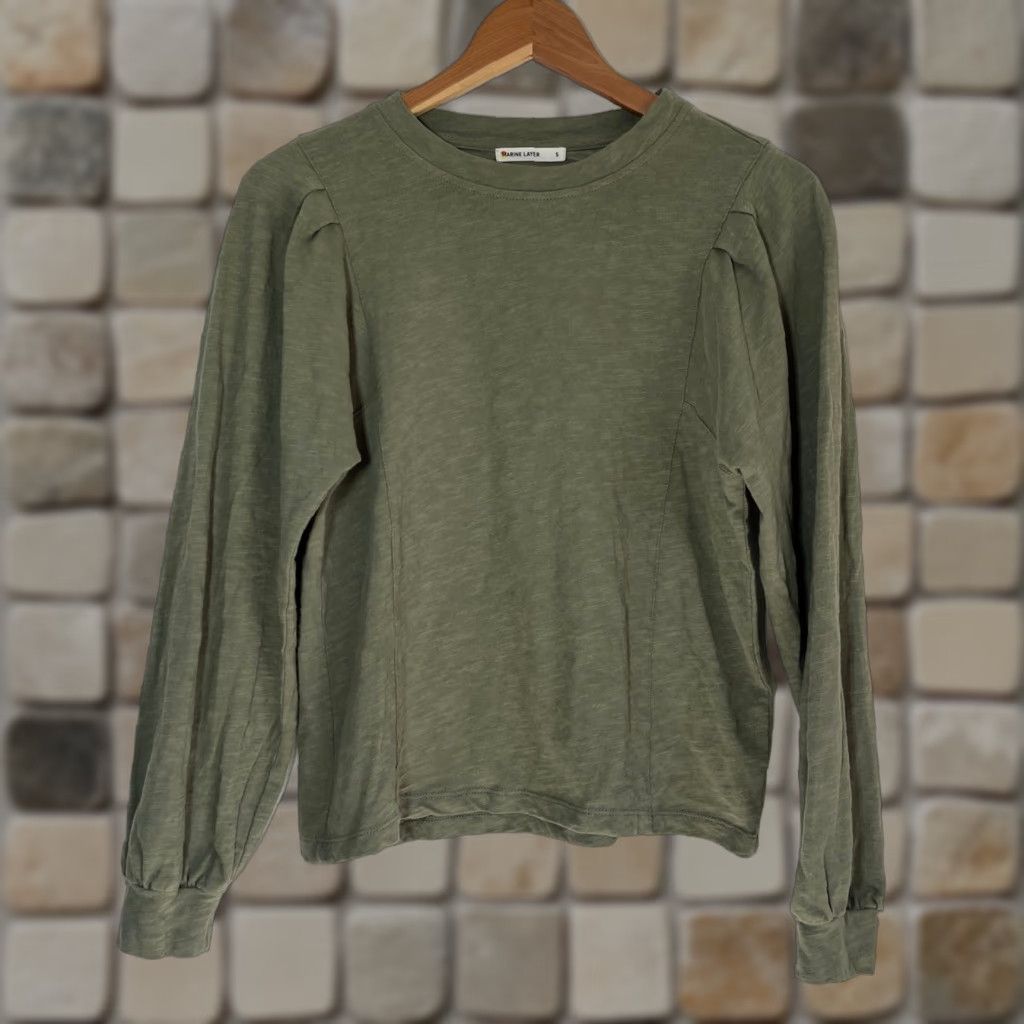 Marine Layer Mar ine Layer Women's Long Sleeve Top Shirt Girls? Size S / US 4 / IT 40 - 1 Thumbnail