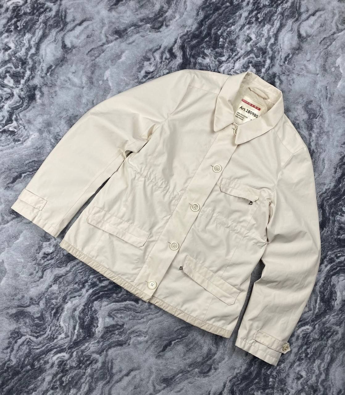 Prada Vintage Prada Windbreaker Wind Stopper Jacket Size L / US 10 / IT 46 - 1 Thumbnail