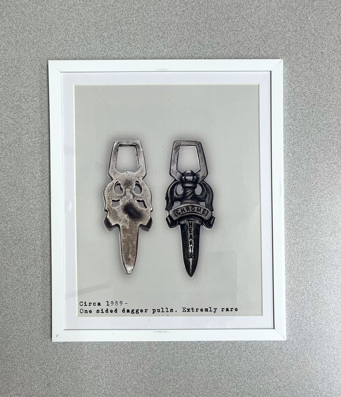 Chrome Hearts × Vintage Chrome Hearts One sided dagger Poster framed 9x11 Size ONE SIZE - 1 Thumbnail