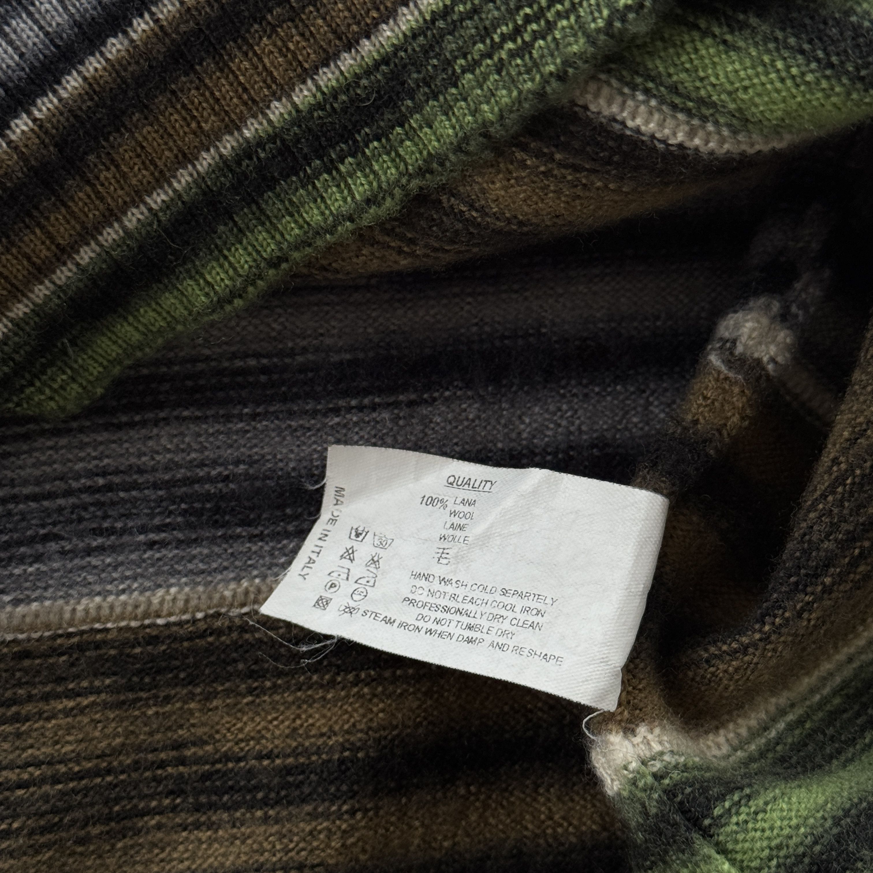 Missoni Vintage Sport Missoni Striped Knit Polo Jumper Sweater Size US L / EU 52-54 / 3 - 7 Thumbnail