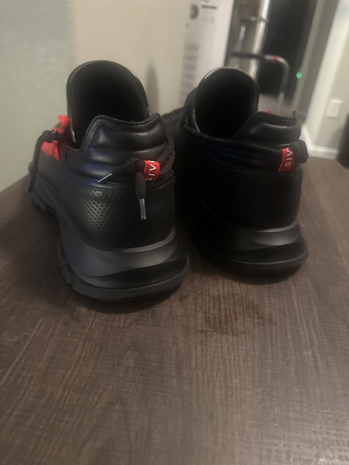 Designer × Givenchy Givenchy Spectre Runner Zip Black/Red Size US 11 / EU 44 - 7 Thumbnail