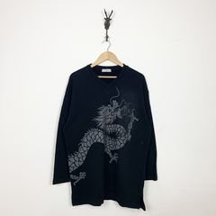 Kansai Yamamoto Dolman Sleeve Dragon Sweater, 1980s