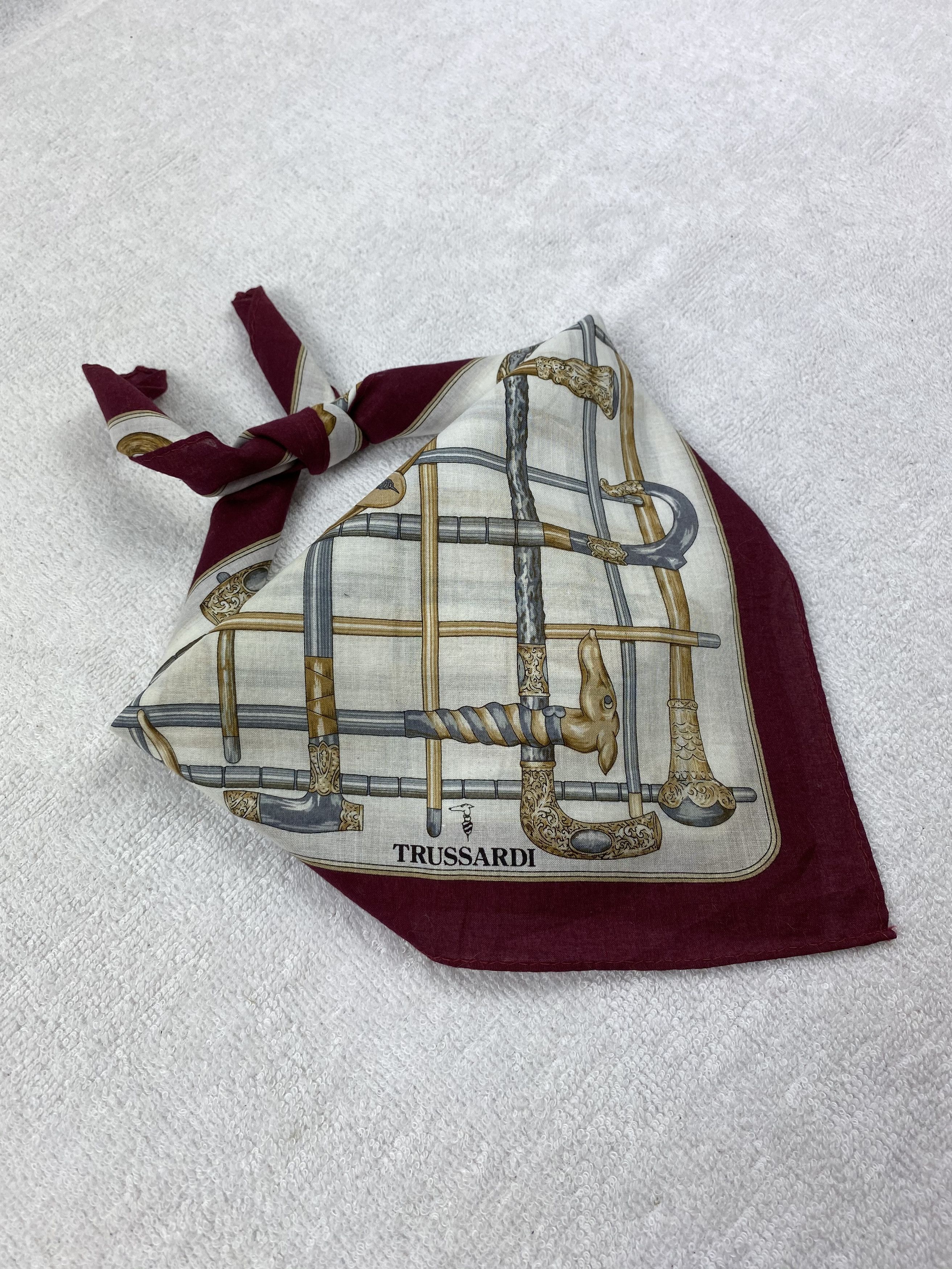Trussardi × Vintage Trussardi Handkerchief / Bandana / Neckerchief Size ONE SIZE - 1 Thumbnail