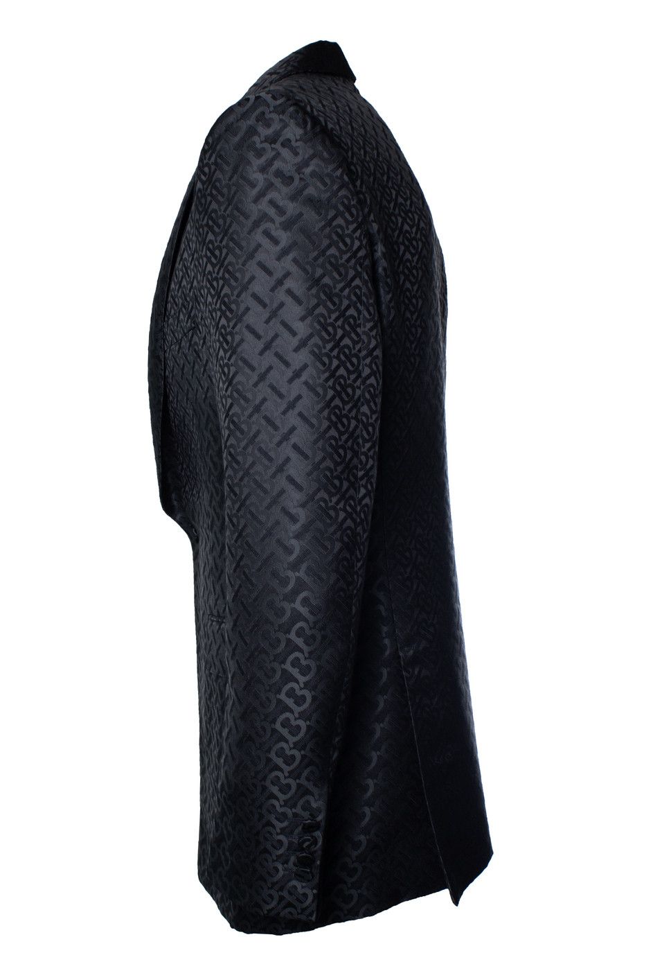 Burberry Burberry, B printed blazer in black Size 54R - 2 Thumbnail