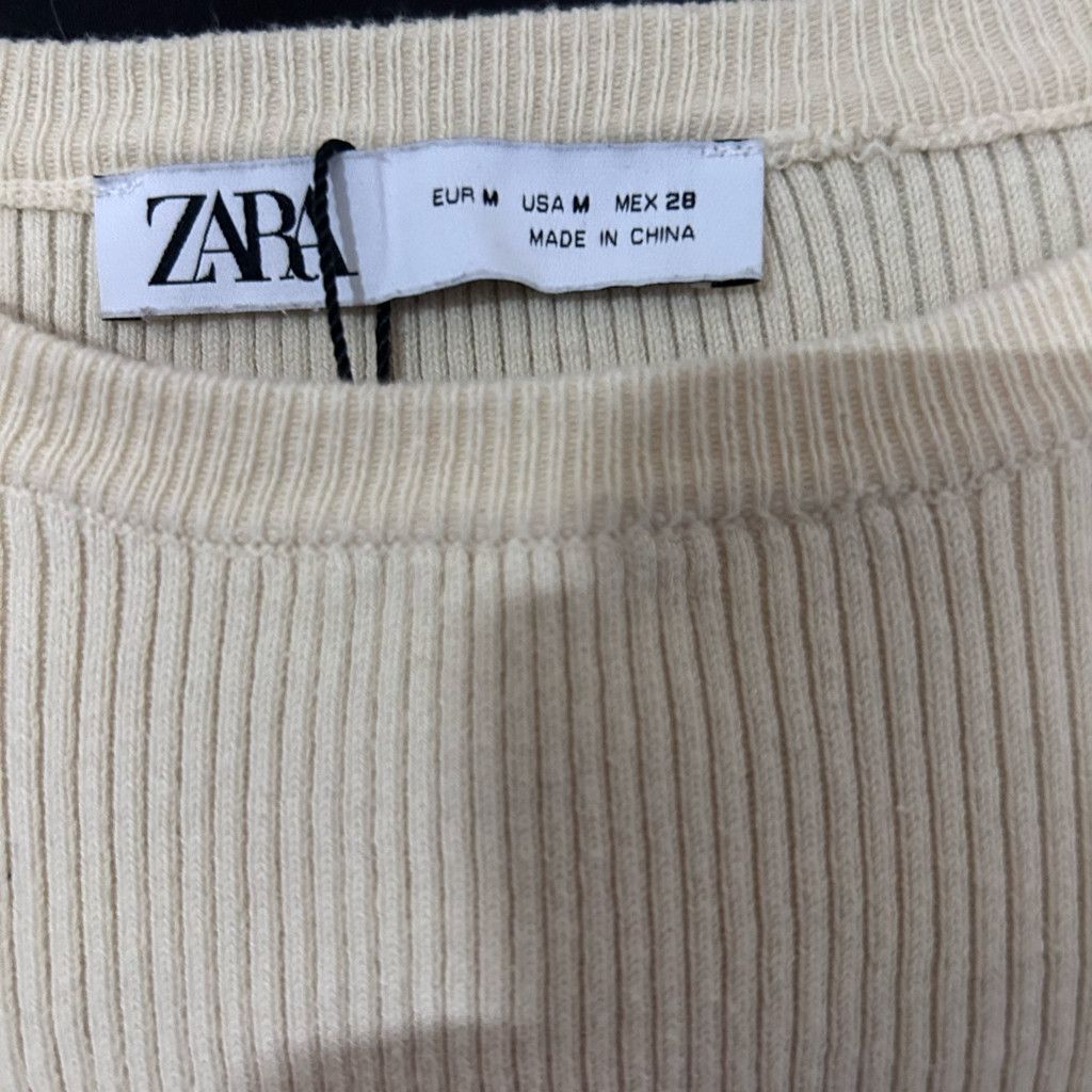 Zara Zara ribbed long sleeved top Size S / US 4 / IT 40 - 2 Thumbnail