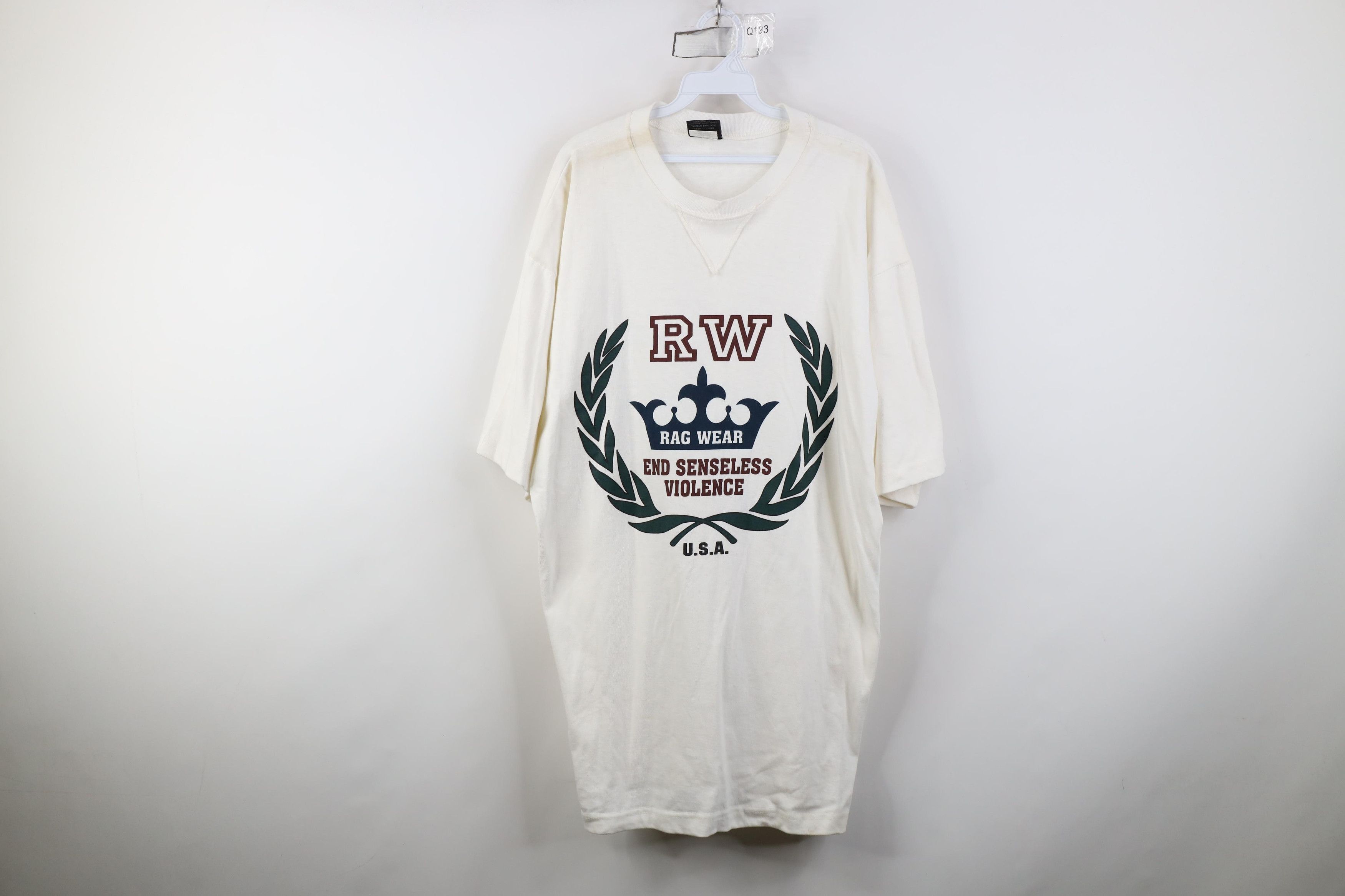 Vintage Vintage 90s Streetwear Senseless Violence Baggy T-Shirt USA Size US XL / EU 56 / 4 - 1 Thumbnail