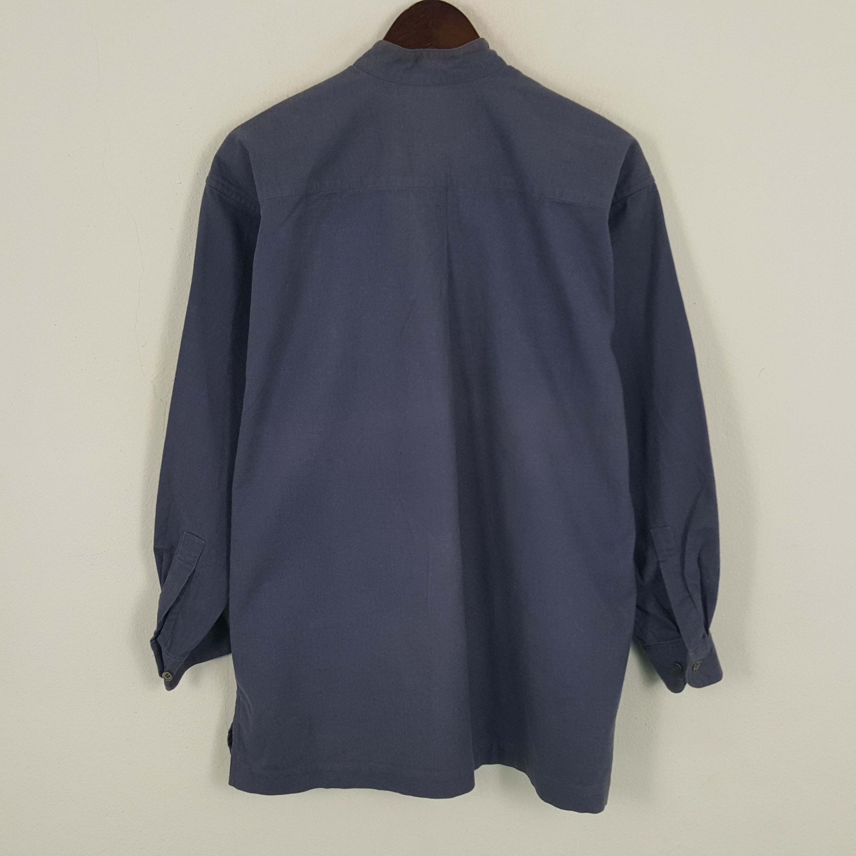 Issey Miyake × Vintage Vintage Issey Miyake Design Studio Button Up Shirt Size US L / EU 52-54 / 3 - 2 Thumbnail