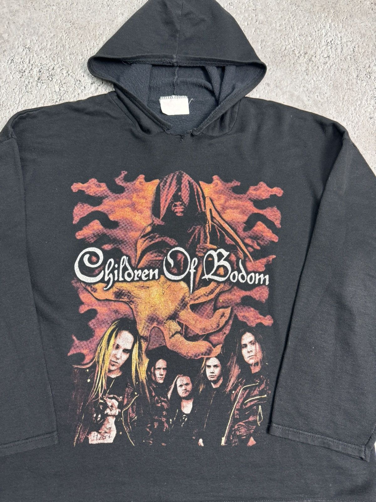 Band Tees × Vintage Vintage RARE BOXY 90s Children of Bodom hoodie Size US L / EU 52-54 / 3 - 3 Thumbnail