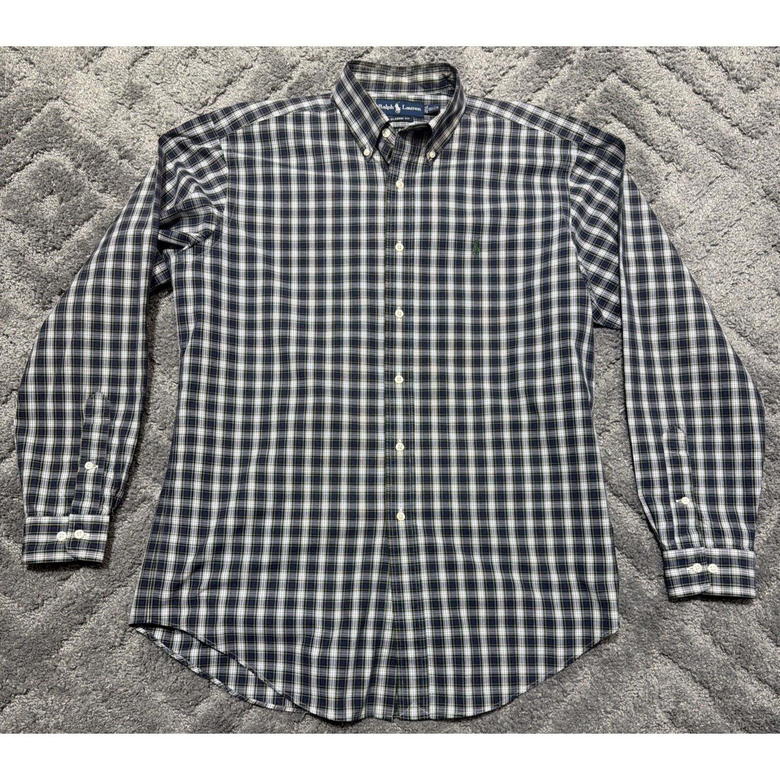 Polo Ralph Lauren Polo Ralph Lauren Mens Plaid Classic Fit Poplin Shirt Size US L / EU 52-54 / 3 - 4 Thumbnail
