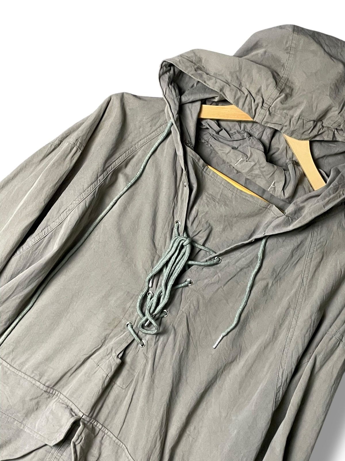 Lumberjack × Vintage Mr Lumberjack Lace Up Pullover Hooded Jacket (56) Size US L / EU 52-54 / 3 - 5 Thumbnail