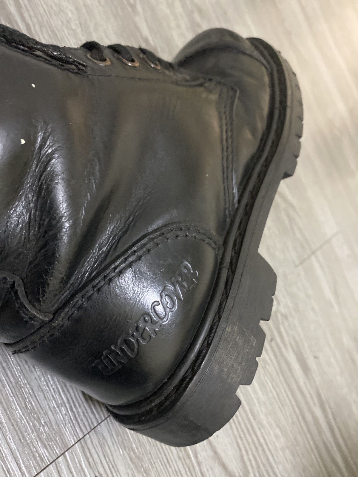 Undercover Undercover Jun Takahashi Black Leather Combat Boots Vibram Size US 7 / EU 40 - 6 Thumbnail