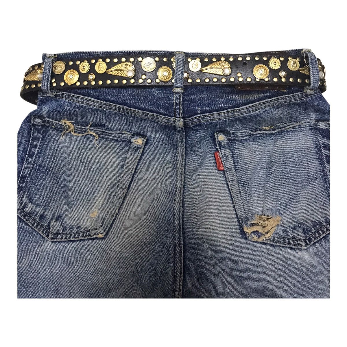 Hysteric Glamour × Japanese Brand Diavlo Studded Leather Belt Size ONE SIZE - 4 Thumbnail