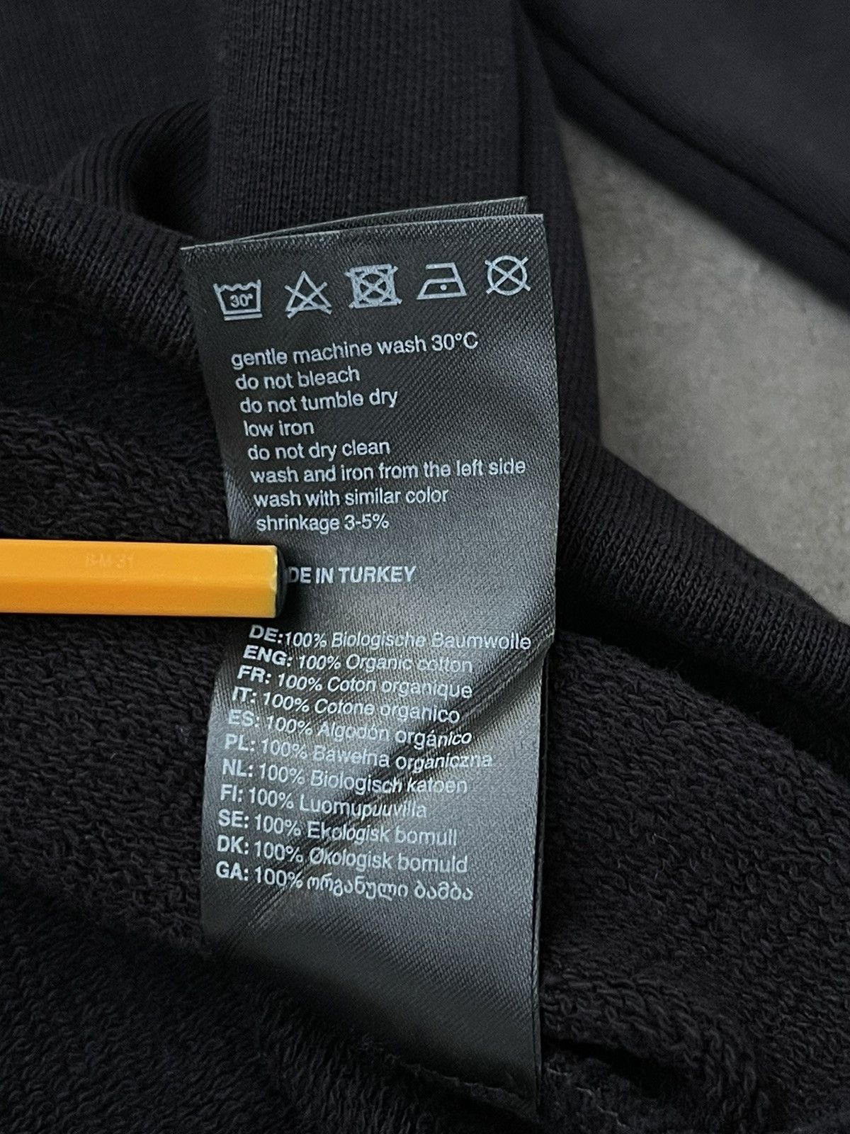 032c SS23 032C "Content" Maxi Black Hoodie Size US M / EU 48-50 / 2 - 19 Thumbnail