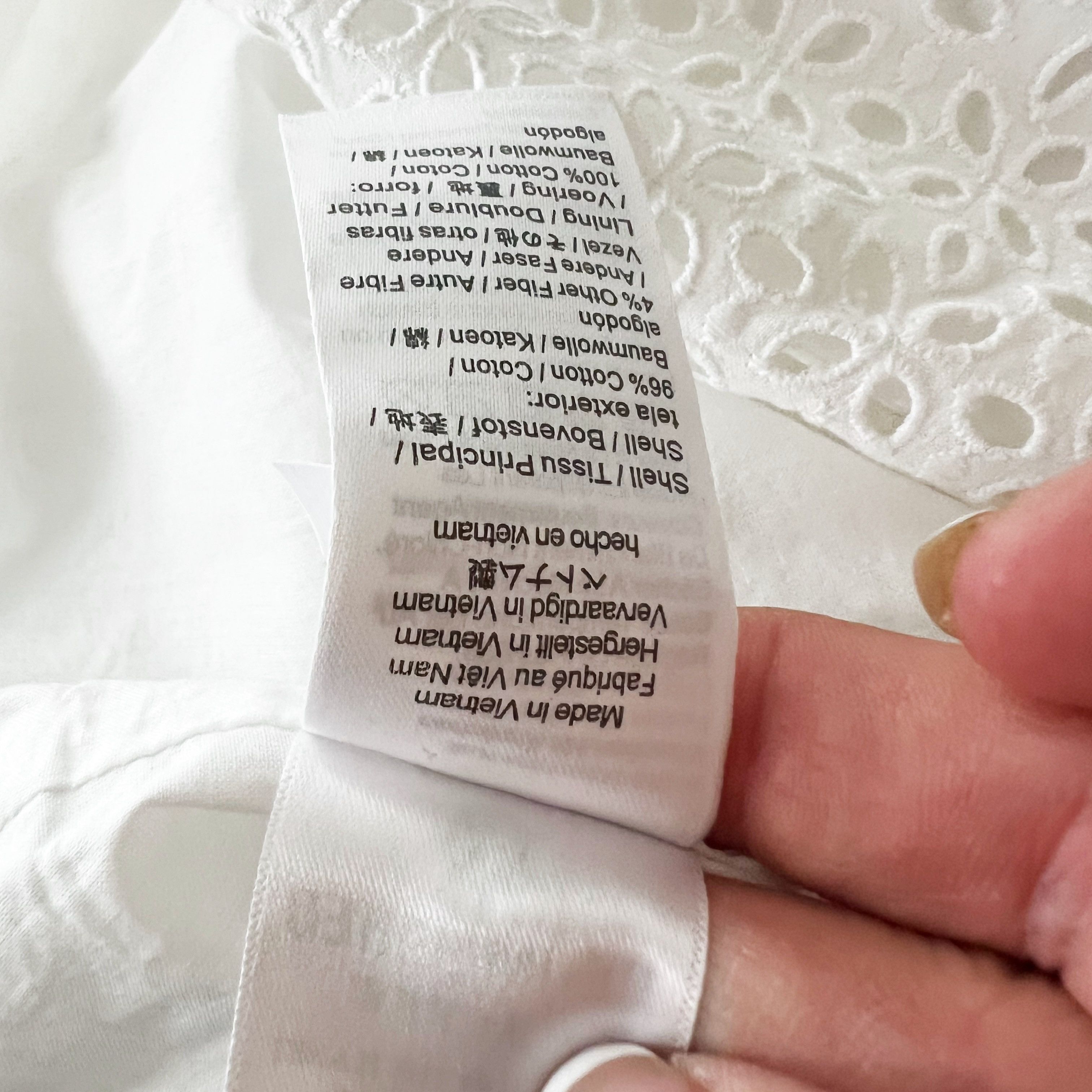 J.Crew NEW J. Crew Button Front Eyelet Lace Size XL / US 12-14 / IT 48-50 - 3 Thumbnail