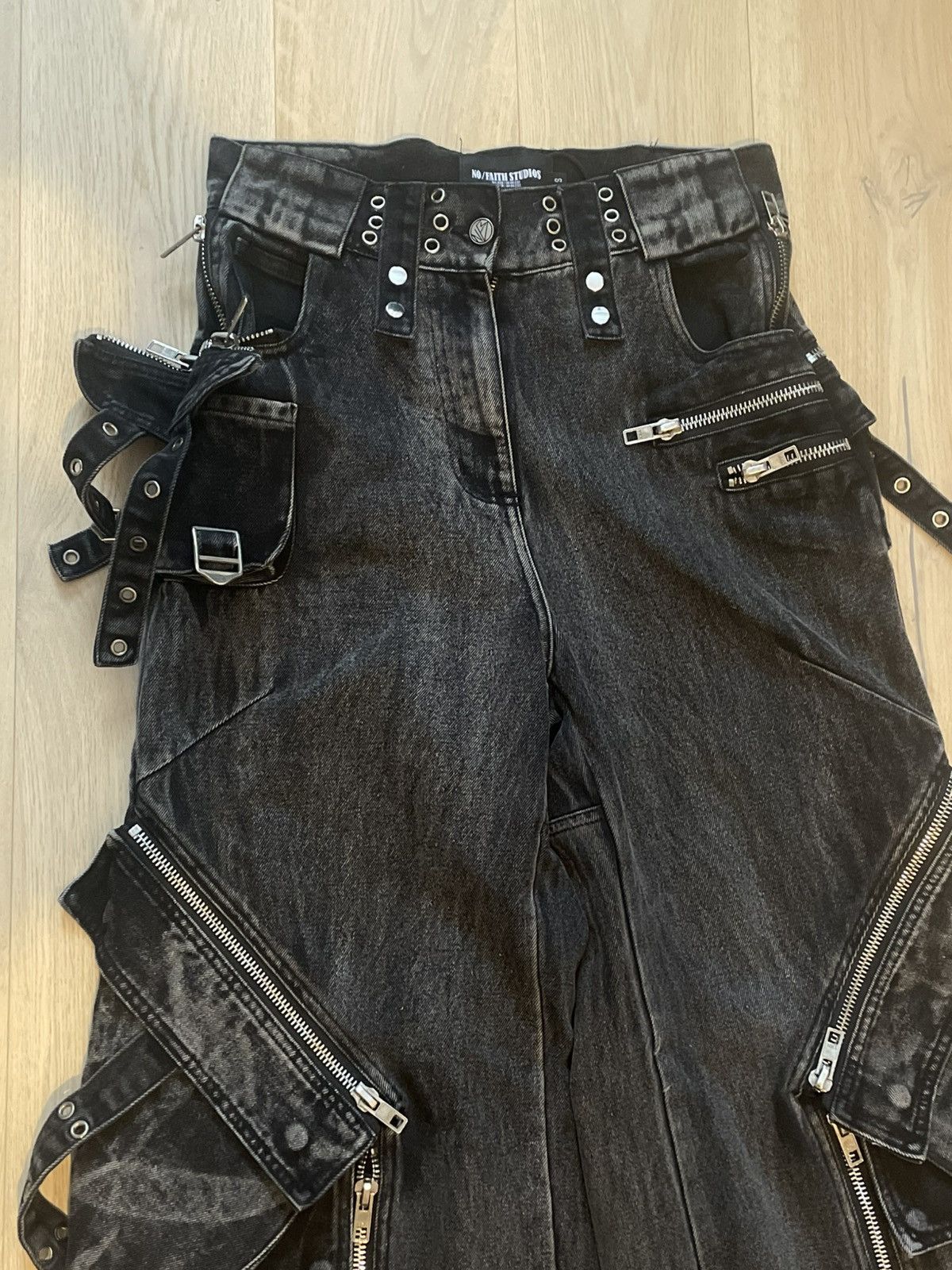 Other No Faith Studios Black Heavy Cargo Size US 30 / EU 46 - 2 Thumbnail