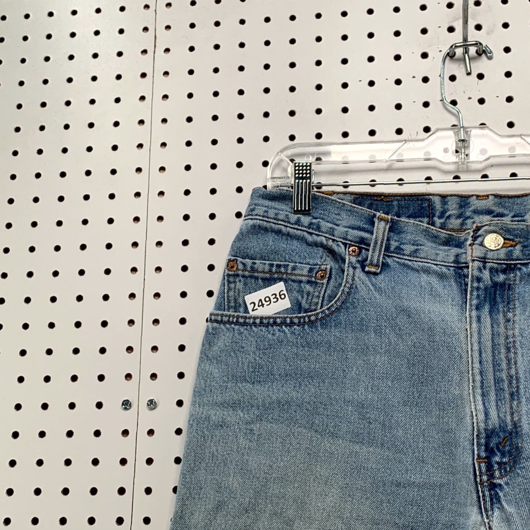 Levi's VINTAGE Levi's Jeans Main Selling Point: 560 Loose Fit Tapered Crop Leg Denim Men Size 32x22 Blue Mens 90s Levi's 560 Jeans Size US 32 / EU 48 - 6 Thumbnail