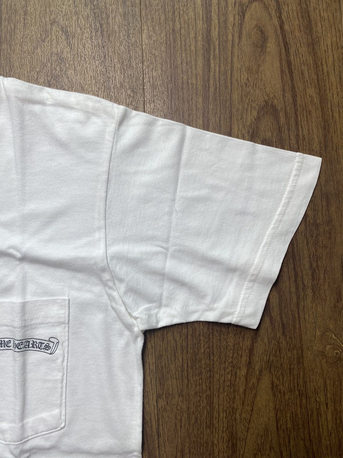 Chrome Hearts Chrome Hearts Big Cross Scroll Logo Pocket Tee Size US M / EU 48-50 / 2 - 12 Thumbnail