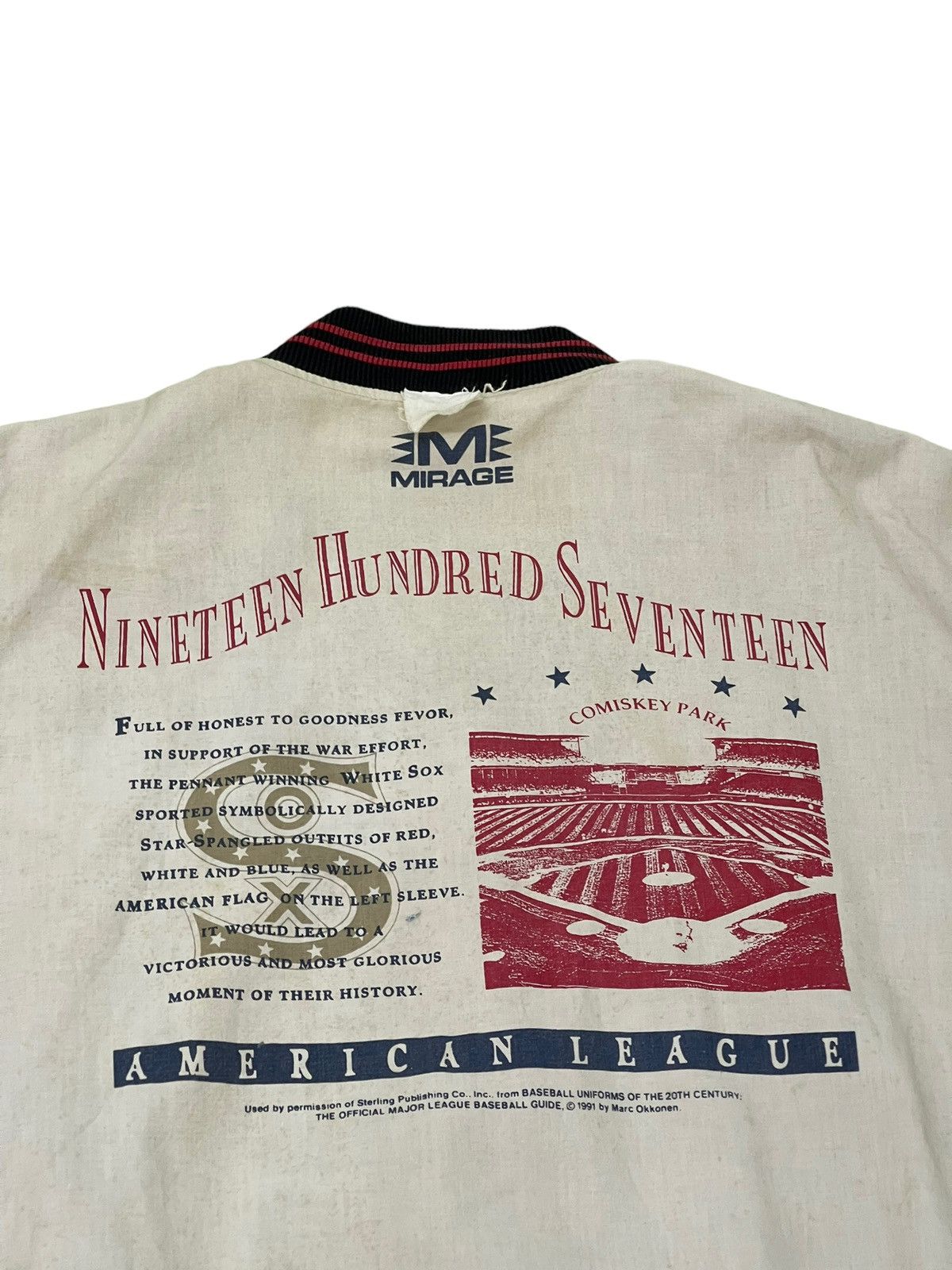 Sports Specialties Reversible Vtg 90s Chicago White Sox MLB Varsity Jacket 5🟩6 Size US L / EU 52-54 / 3 - 19 Thumbnail