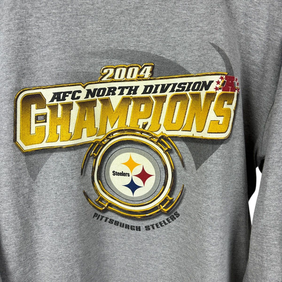 NFL × Vintage Vintage 2004 Pittsburgh Steelers Long Sleeve Shirt Size US L / EU 52-54 / 3 - 2 Thumbnail